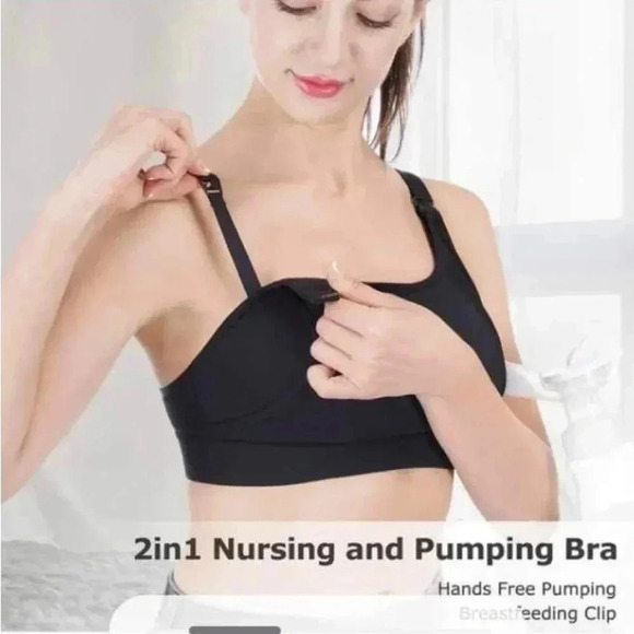 Momcozy Black Nursing  Pumping Brassiere Size Medium - Picture 1 of 12